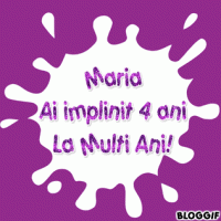 Aniversare Maria - 4 Ani